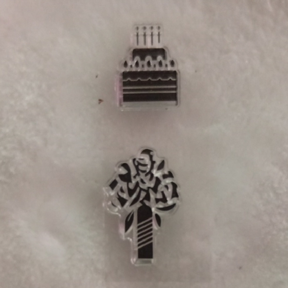 Black and Clear Home Design Stamps